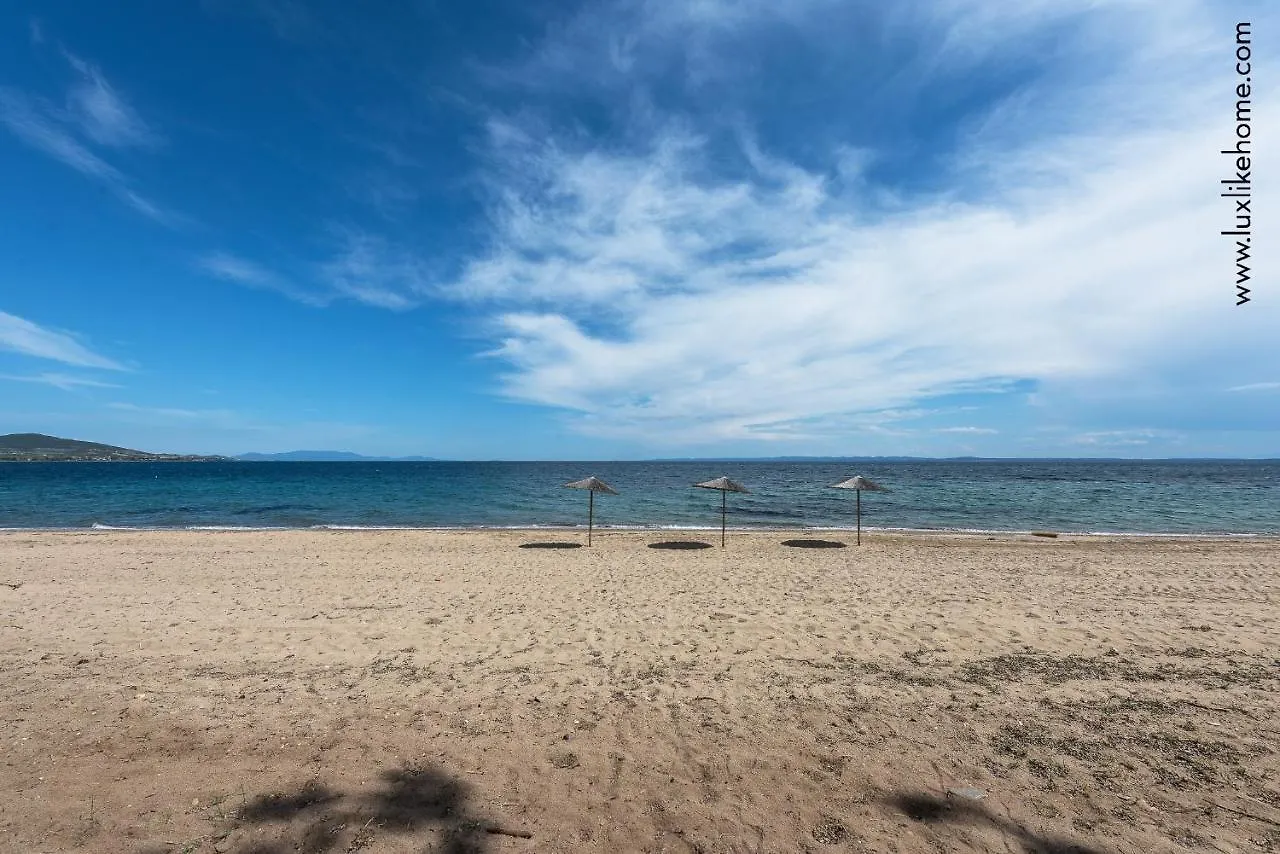 #Luxlikehome - Mediterranee Beachfront Summer House Kalyves Polygyrou